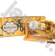 Шикарный Набор Хамон Серрано Ресерва Эспанья (6,5 кг) + Подставка + Нож