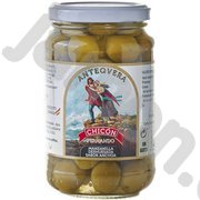 Оливки мансания Chicon Lebron без косточки со вкусом анчоуса, 0.190 кг