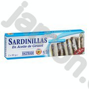 Сардинки маленькие в растительном масле 0,180кг (Асендадо)