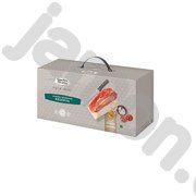 Подарунковий набір Хамон Sanchez Alcaraz без кістки Серрано Reserva 15 місяців 1 кг з підставкою з ножем